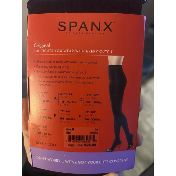 SPANX Size A Tight-End Tights Shapewear - Original 128 Currant Purple - Shaping - Picture 3 of 4